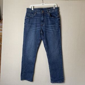 TPJ Jeans Mens 35x30 (33x28) Blue Athletic Fit Straight Leg Stretch Denim Preppy